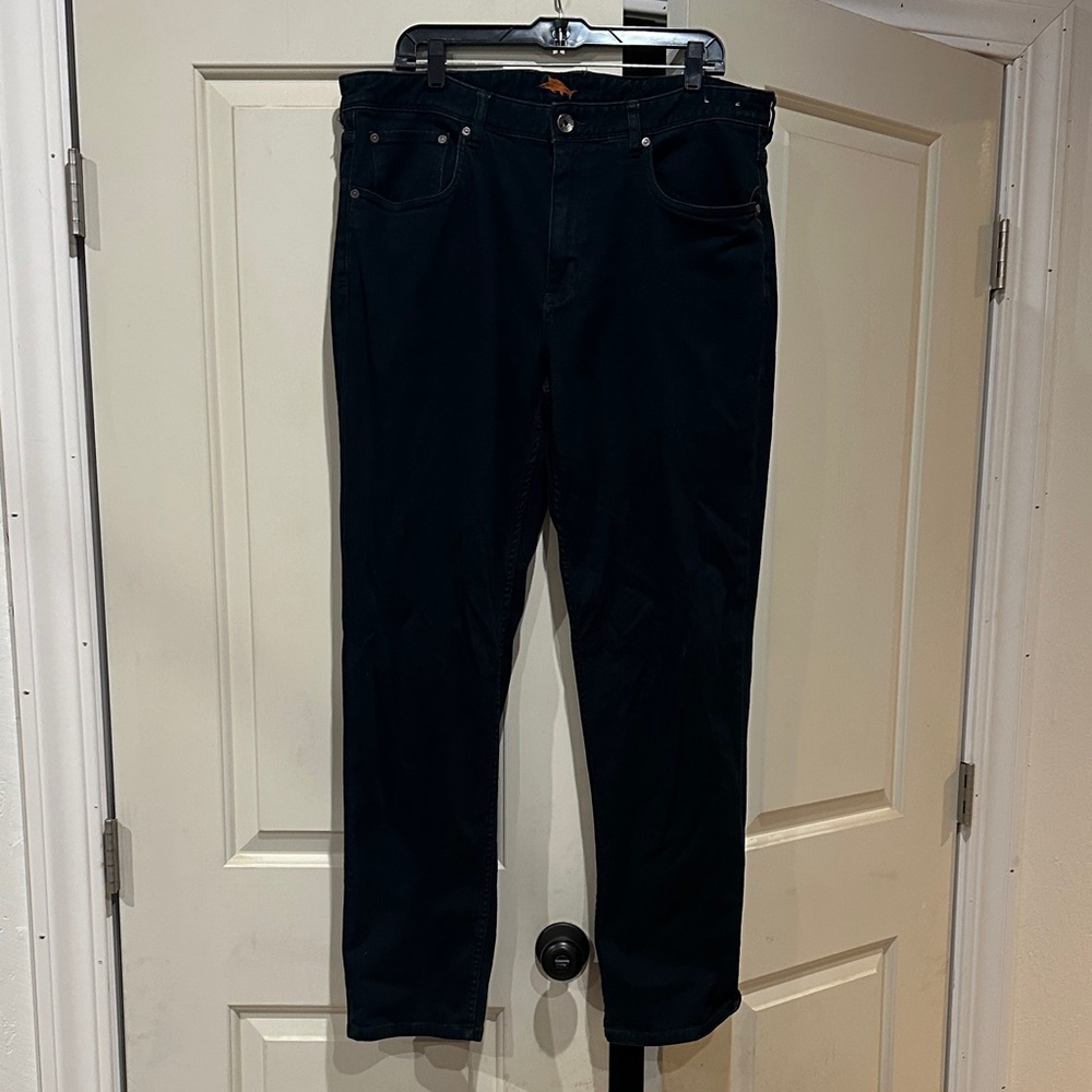 Tommy Bahama Men's Navy Straight Jeans